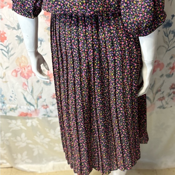 Vintage Breli Originals Floral Midi Dress - Picture 7 of 13